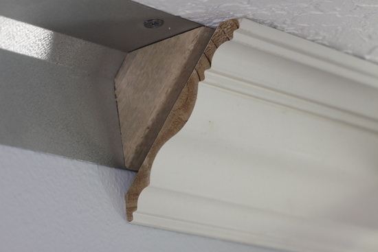 how to install crown molding